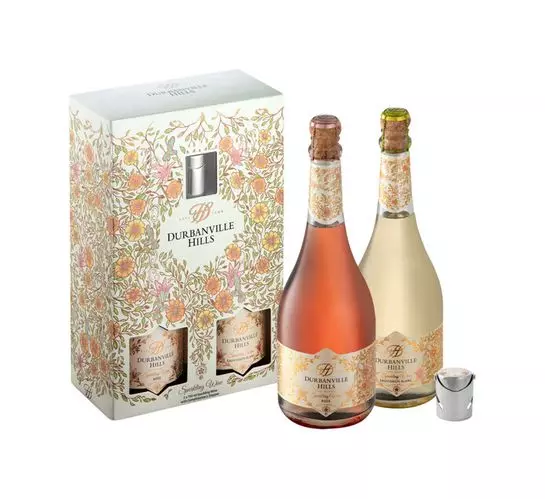 Durbanville Hills Sparkling Sauvignon Blanc & Rose with Stopper Gift (2x750ml) Durbanville Hills Sparkling Sauvignon Blanc & Rose with Stopper Gift (2x750ml)