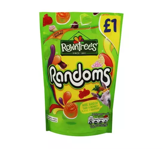 Rowntrees Gums & Jellies Randoms (1x150g) Rowntrees Gums & Jellies Randoms (1x150g)