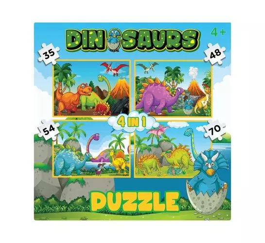 Dinosaur 4 in1 Puzzle