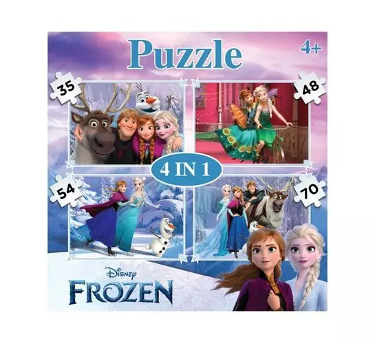 Frozen 4 in1 Puzzle