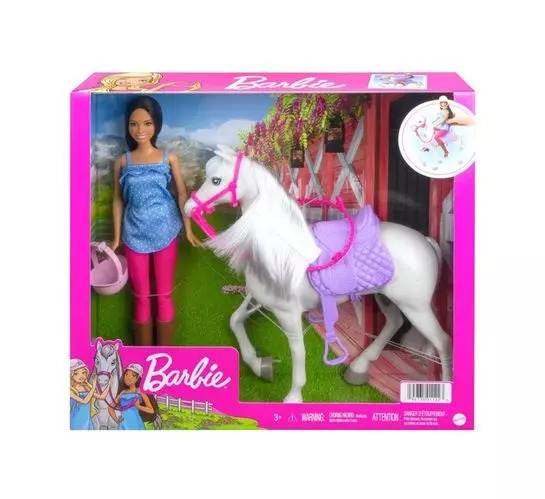 Barbie Basic Horse And Doll Barbie Basic Horse And Doll