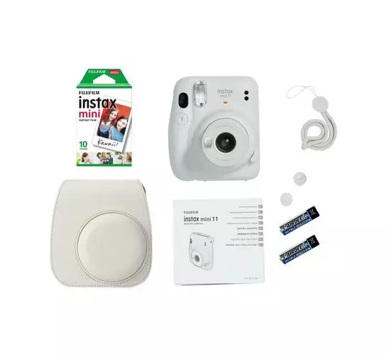 Fujifilm Instax mini 11 Camera Kit3 Ice White kit3