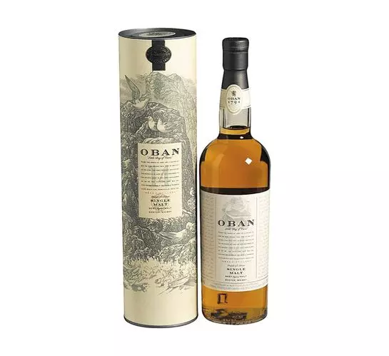 Oban 14YO Highland Single Malt Scotch Whisky in Gift Tube (1x750ml)