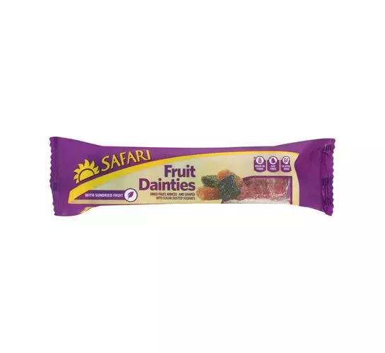 Safari Fruit Dainties Squares (1x250g) Safari Fruit Dainties Squares (1x250g)