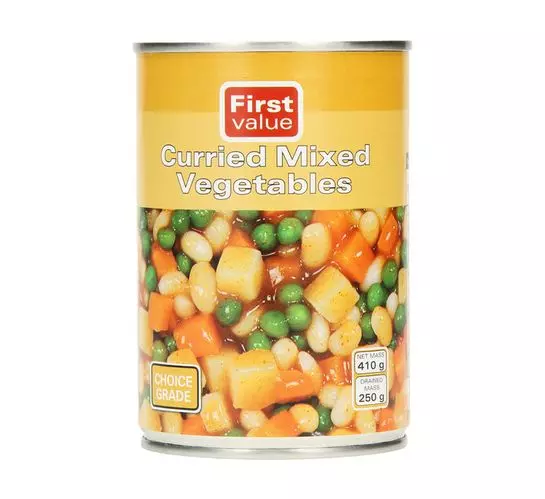 First Value Curried Mixed Vegetable (12x410g) First Value Curried Mixed Vegetable (12x410g)