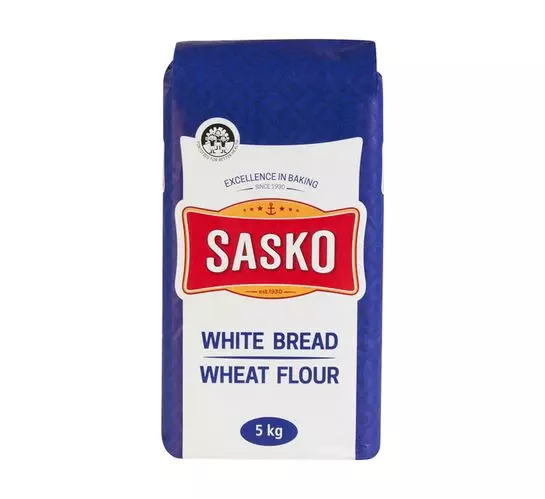 Sasko White Bread Wheat Flour (4x5kg)