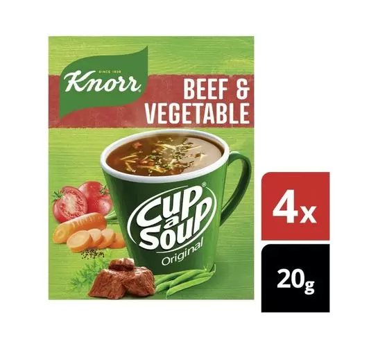 Knorr Cup A Soup Regular Beef & Veg (1x1)