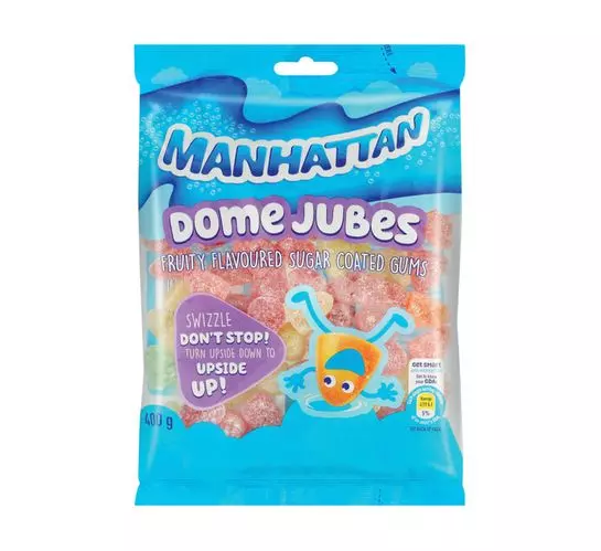 Manhattan Candy Dome Jubes (1x400g) Manhattan Candy Dome Jubes (1x400g)