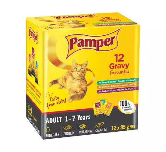 Pamper Friskies Multipack Gravy (12 x 85g) Pamper Friskies Multipack Gravy (12 x 85g)