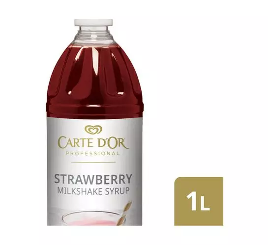Carte D'or Milk Shake Syrup Strawberry (1x1L)