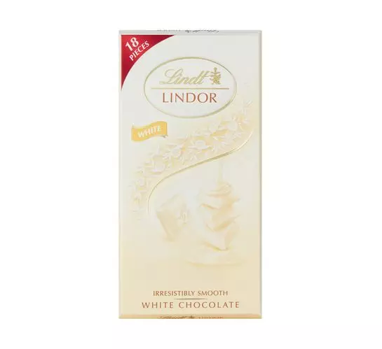 Lindt Lindor Chocolate Slab White (1x100g)
