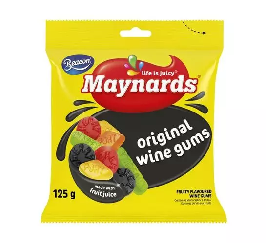 Beacon Gums & Jellies Wine Gums (24x125g) Beacon Gums & Jellies Wine Gums (24x125g)