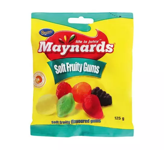 Beacon Gums & Jellies Soft Fruity Gums (24x125G) Beacon Gums & Jellies Soft Fruity Gums (24x125G)