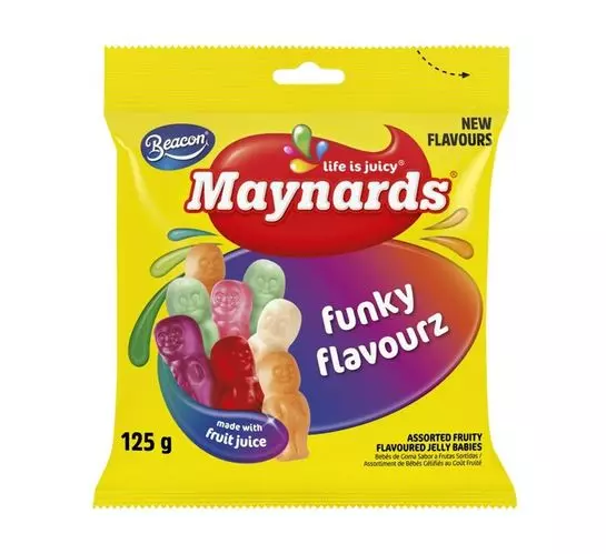 Beacon Gums & Jellies Funky Flavourz (24x125g) Beacon Gums & Jellies Funky Flavourz (24x125g)