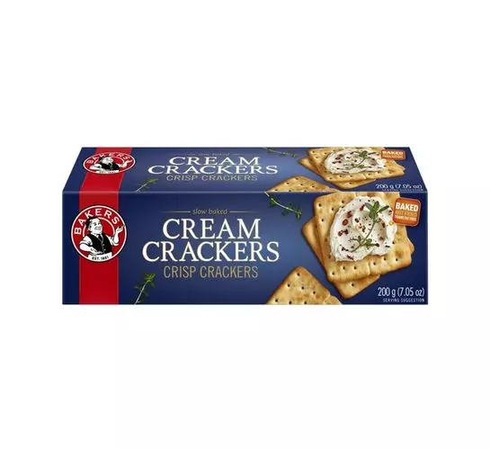 Bakers Cream Crackers Biscuits Original (12x200g)