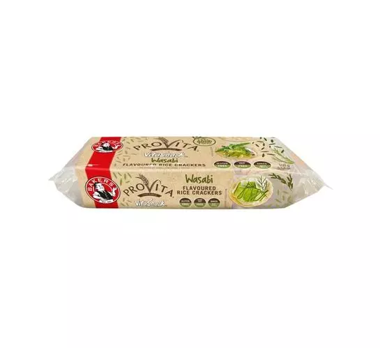 Bakers Vita Snack Rice Cracker Wasabi (12x100g)