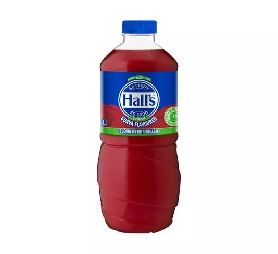 Halls Fruit Juice Guava (8x1.25L) Halls Fruit Juice Guava (8x1.25L)