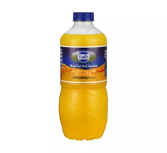 Halls Fruit Juice Mango & Orange (8x1.25L) Halls Fruit Juice Mango & Orange (8x1.25L)