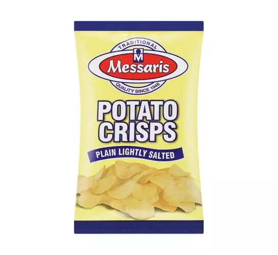 Messaris Potato Chips Plain (1x125g) Messaris Potato Chips Plain (1x125g)