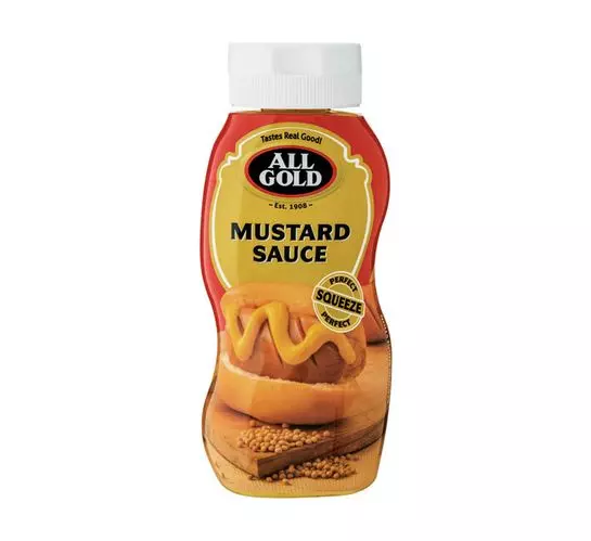 All Gold Sauces Squeeze Bottle Mustard (1x500ml)