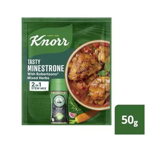 Knorr Tasty Packet Soup Minestrone W/Herbs (6x10)