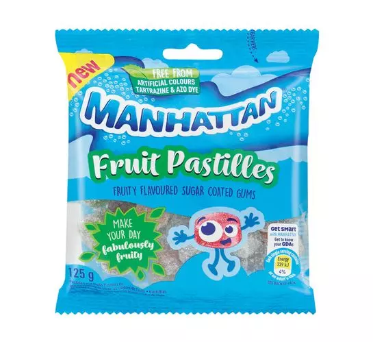 Manhattan Sweets Fruit Pastilles (24x125g)