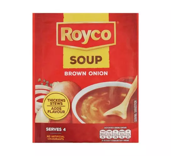 Royco Regular Packet Soup Brwn Onion (10x55G) Royco Regular Packet Soup Brwn Onion (10x55G)