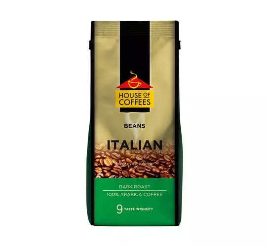 House Of Coffees Coffee Beans Italian Blend (12x250g)