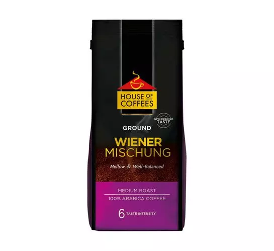 House Of Coffees Pure Ground Coffee Wiener Mischung (1x250g) House Of Coffees Pure Ground Coffee Wiener Mischung (1x250g)