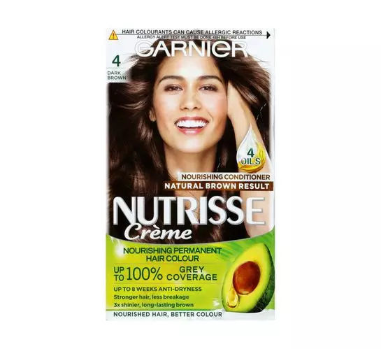Garnier Nutrisse Hair Colour 4 Dark Brown (1 x 1's)