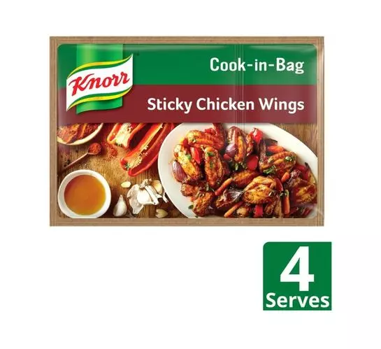 Knorr Cook in Bag Sticky Chicken Wings (1x35g) Knorr Cook in Bag Sticky Chicken Wings (1x35g)