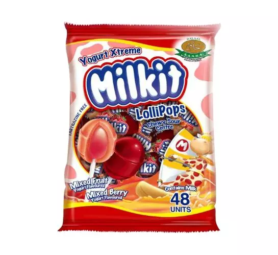 Milkit Lollipops Xtreme Yoghurt (1x48's)