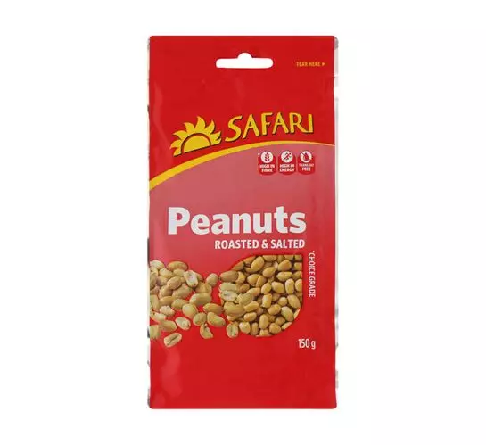Safari Nuts Roasted & Salted (1x150g)