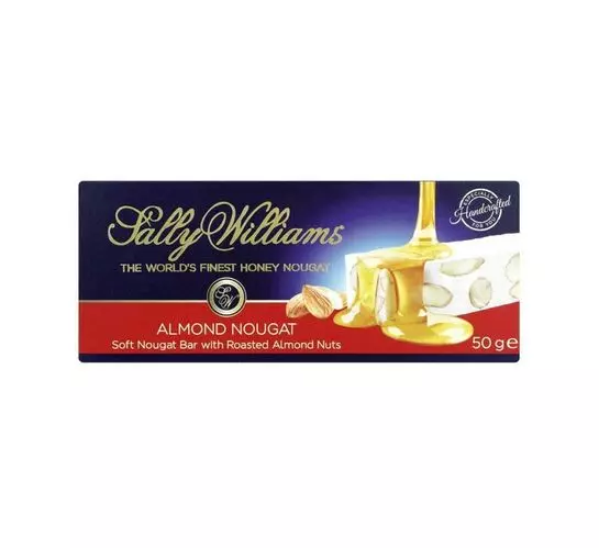 Sally Williams Nougat Bars Almond (1x50g) Sally Williams Nougat Bars Almond (1x50g)