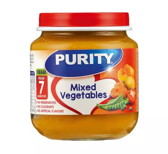 Purity 2nd Foods Mixed Veg (6 x 125ML) Purity 2nd Foods Mixed Veg (6 x 125ML)