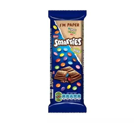 Nestlé Slab Smarties Milk (1x80g)