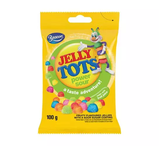 Beacon Jelly Tots Sour Power (1x100g)