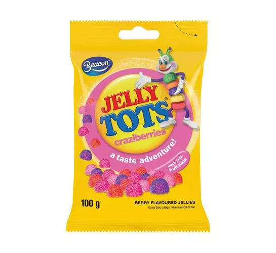 Beacon Jelly Tots Craziberries (1x100g)