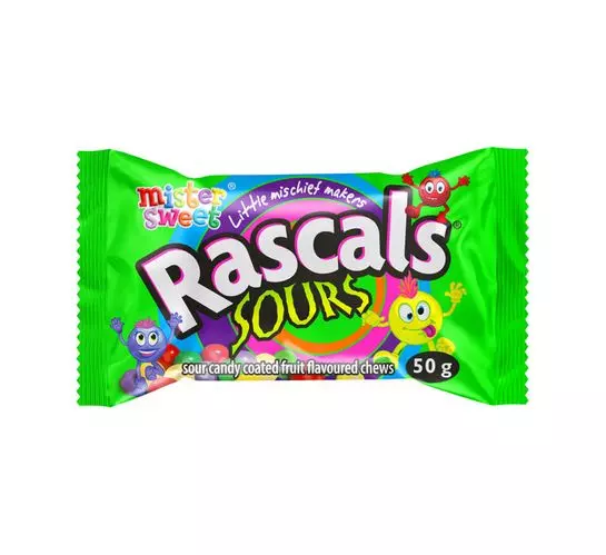 Rascals Candy Chews Sours (1x50g)
