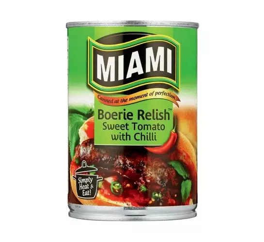 Miami Boerie Relish (All Variants) (1x450g) Miami Boerie Relish (All Variants) (1x450g)