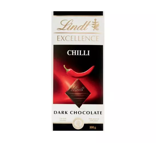 Lindt Excellence Slab Dark Chilli (1 x 100g)