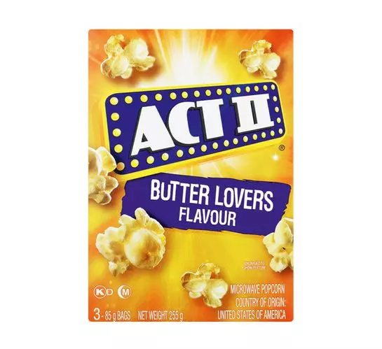 ACT II Microwave Popcorn Butter Lovers (12x242g) ACT II Microwave Popcorn Butter Lovers (12x242g)