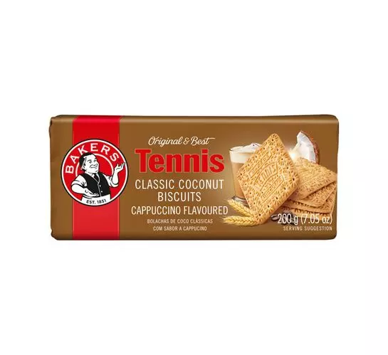 Bakers Tennis Biscuits Cappuccino (12x200g)