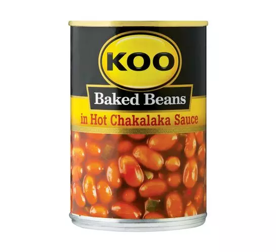 KOO Baked Beans in Sauce Hot Chakalaka (1x410g)