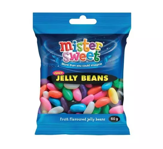 Mister Sweet Mini Prepacks Jelly Beans (24x60g) Mister Sweet Mini Prepacks Jelly Beans (24x60g)