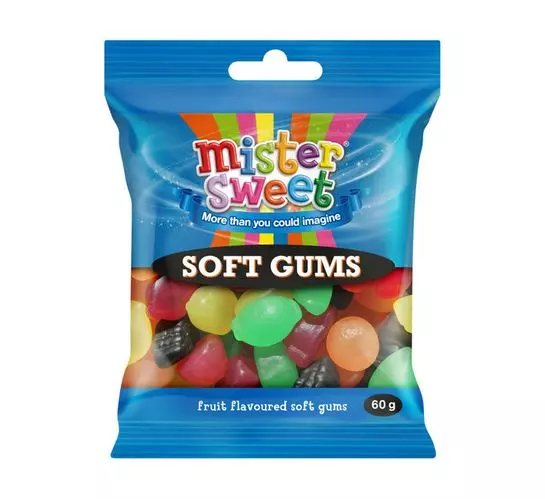 Mister Sweet Mini Prepacks Mini Soft Gums (24x60g)