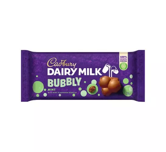 Cadbury Bubbly Slab Mint (18x150g)