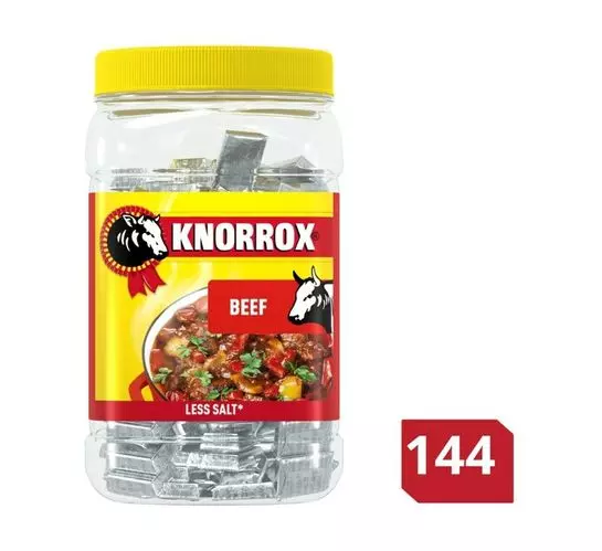 Knorrox Knorrox Stock Cubes In Jar Beef (1x144's) Knorrox Knorrox Stock Cubes In Jar Beef (1x144's)