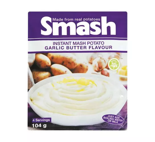 Smash Instant Mash Potato Garlic & Butter (40x104g)