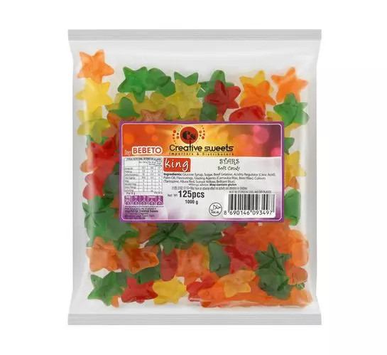 King Jelly Sweets Stars (1x1kg) King Jelly Sweets Stars (1x1kg)